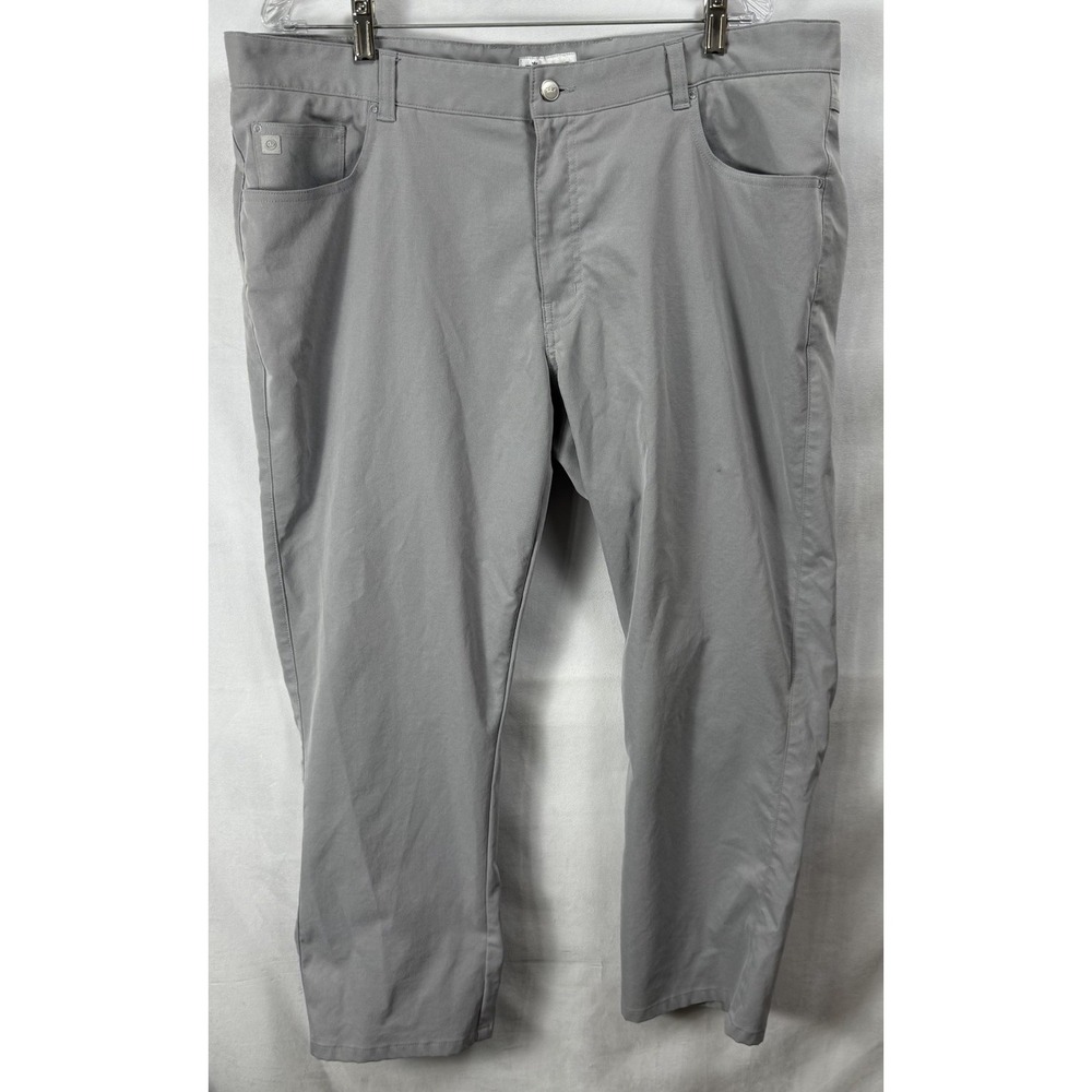 Peter Millar Crown Sport 40x32 Performance 5 Pocket Golf Gray Mens Pants